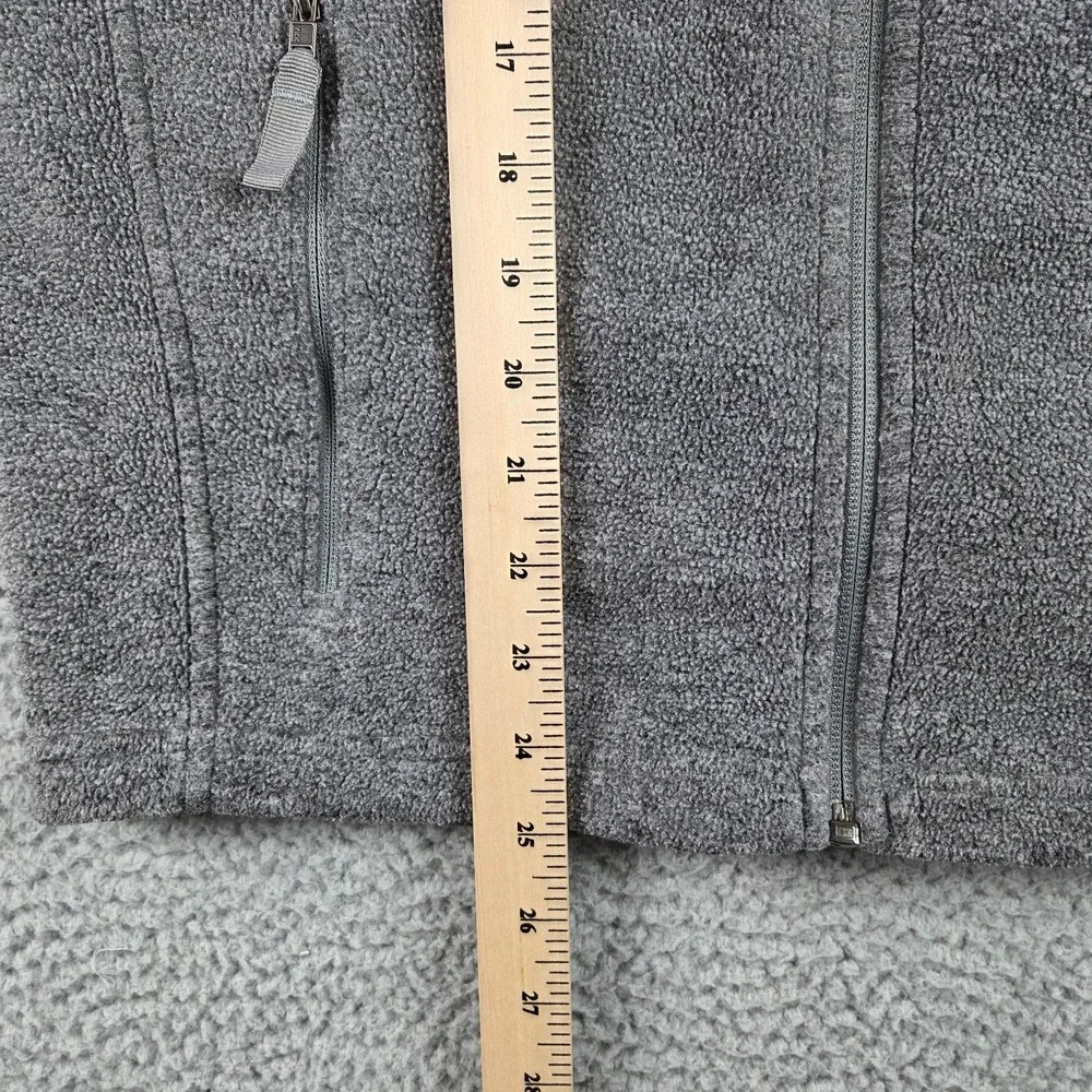 Patagonia‎ Synchilla Vest Mens Small Gray Full Zip Outdoor Hiking Gorpcore Logo